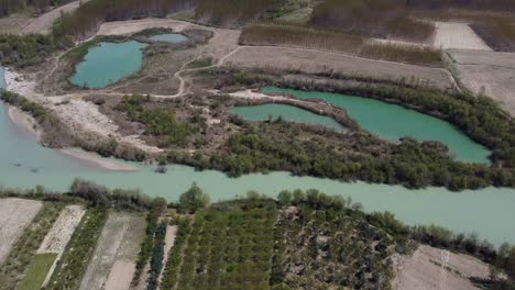 Islote-Pequeño-Estanque-Río-Drone