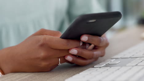 phone, networking and communication with the hands