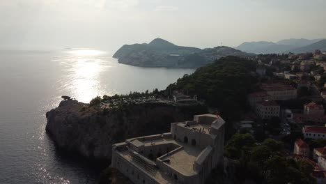 fort lovrijenac -the red keep - and dubrovnik old town - king's landing in croatia