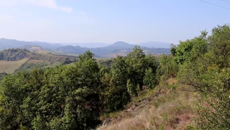 vista panorámica del parque dei gessi