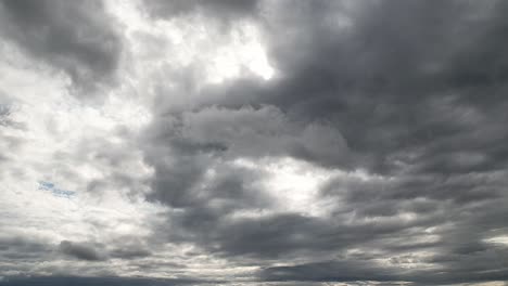 dramatic storm clouds - a heavy thunderstorm is coming