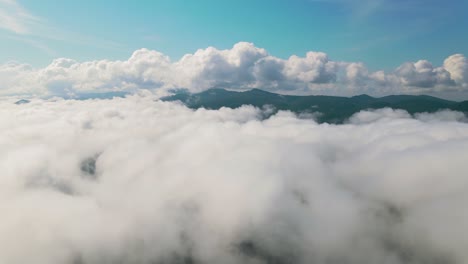 flying in the clouds flying in the clouds. the clouds are moving on camera. flying through the cloud