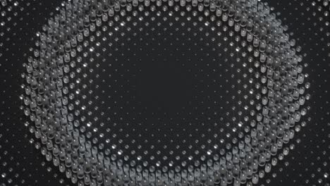 fundo de discoteca brilhante loop sem costura animação de renderização 3d