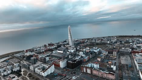 imágenes de drones de malmo, suecia