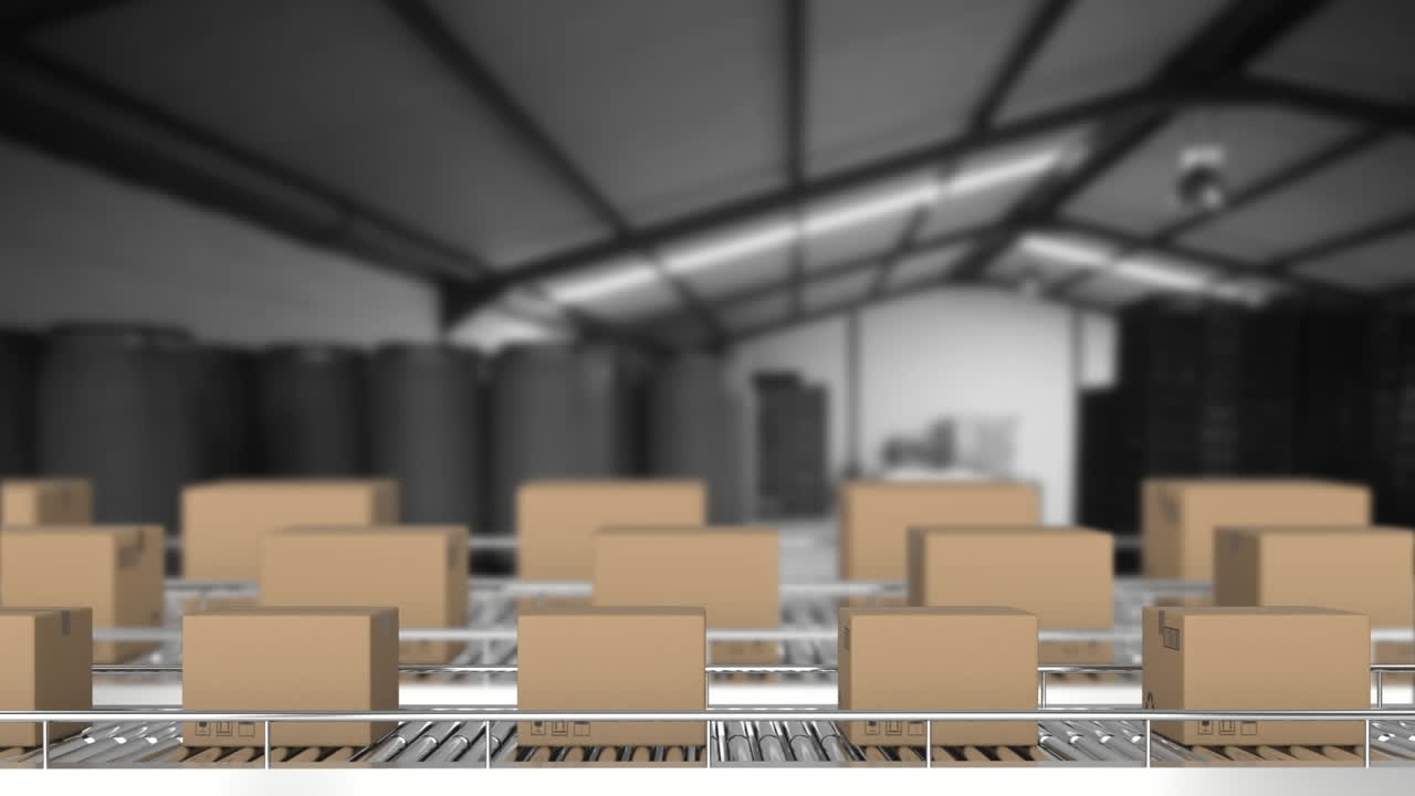 배송 센터에 있는 패키지