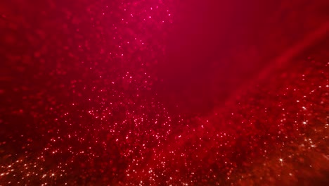 volando abstracto brillante lujo partícula de fondo rojo