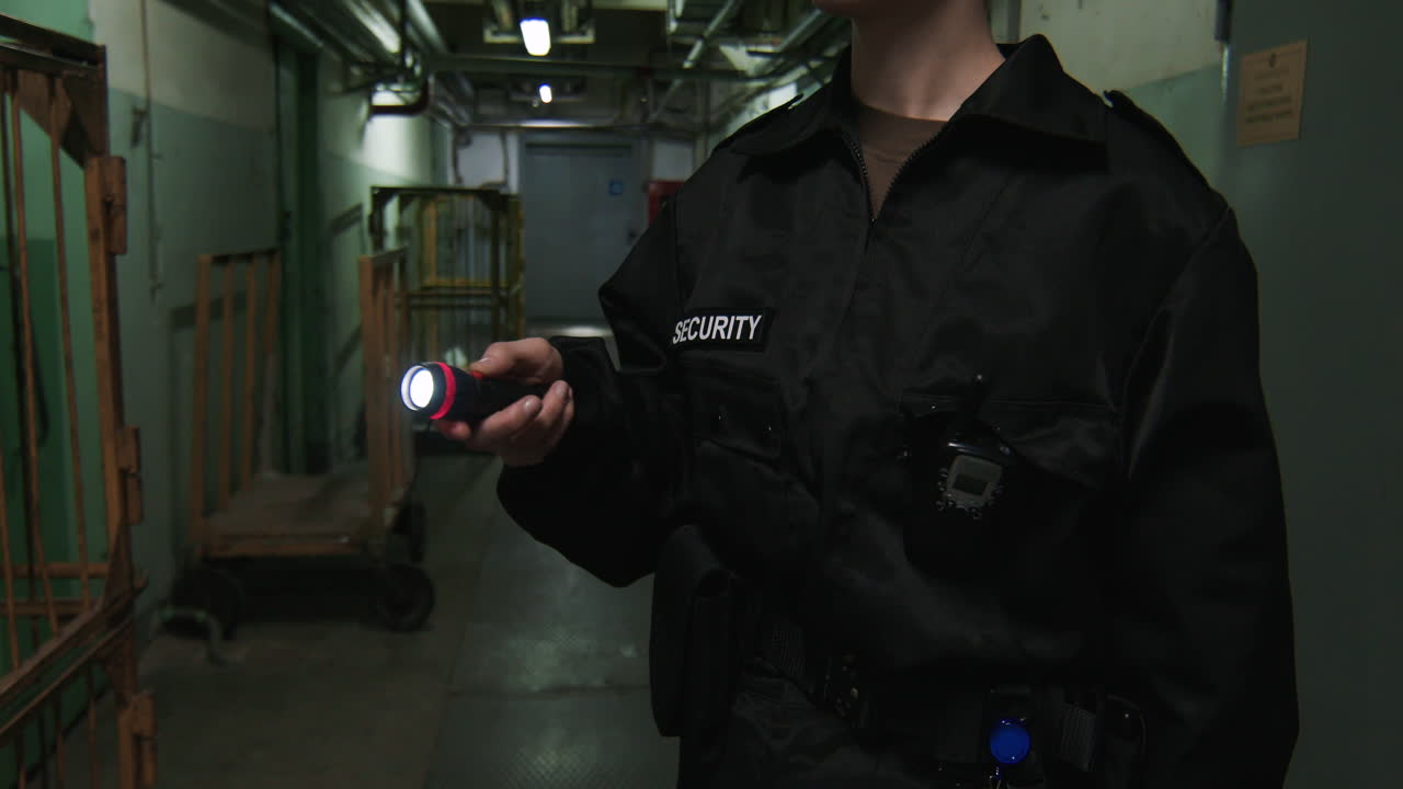 Female safety guard with flashlight