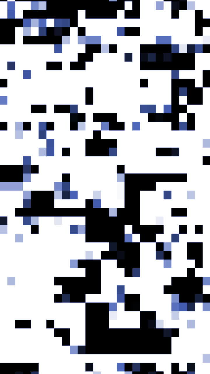 Abstract Pixelated Glitch Transition Background