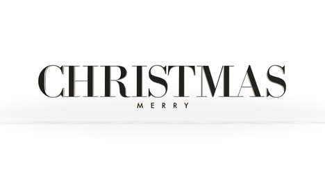 Elegance-style-Merry-Christmas-text-on-white-gradient
