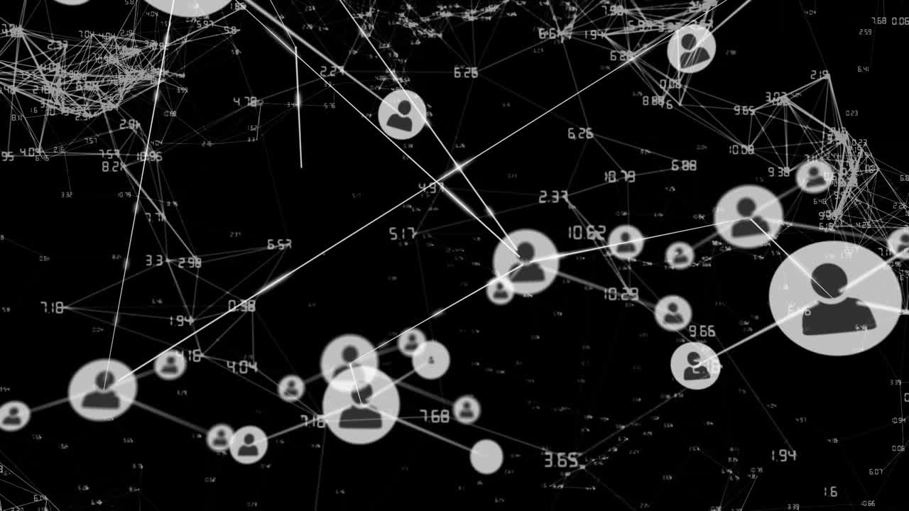 соединители на черном фоне