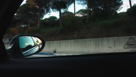 espejo retrovisor en el lado del pasajero