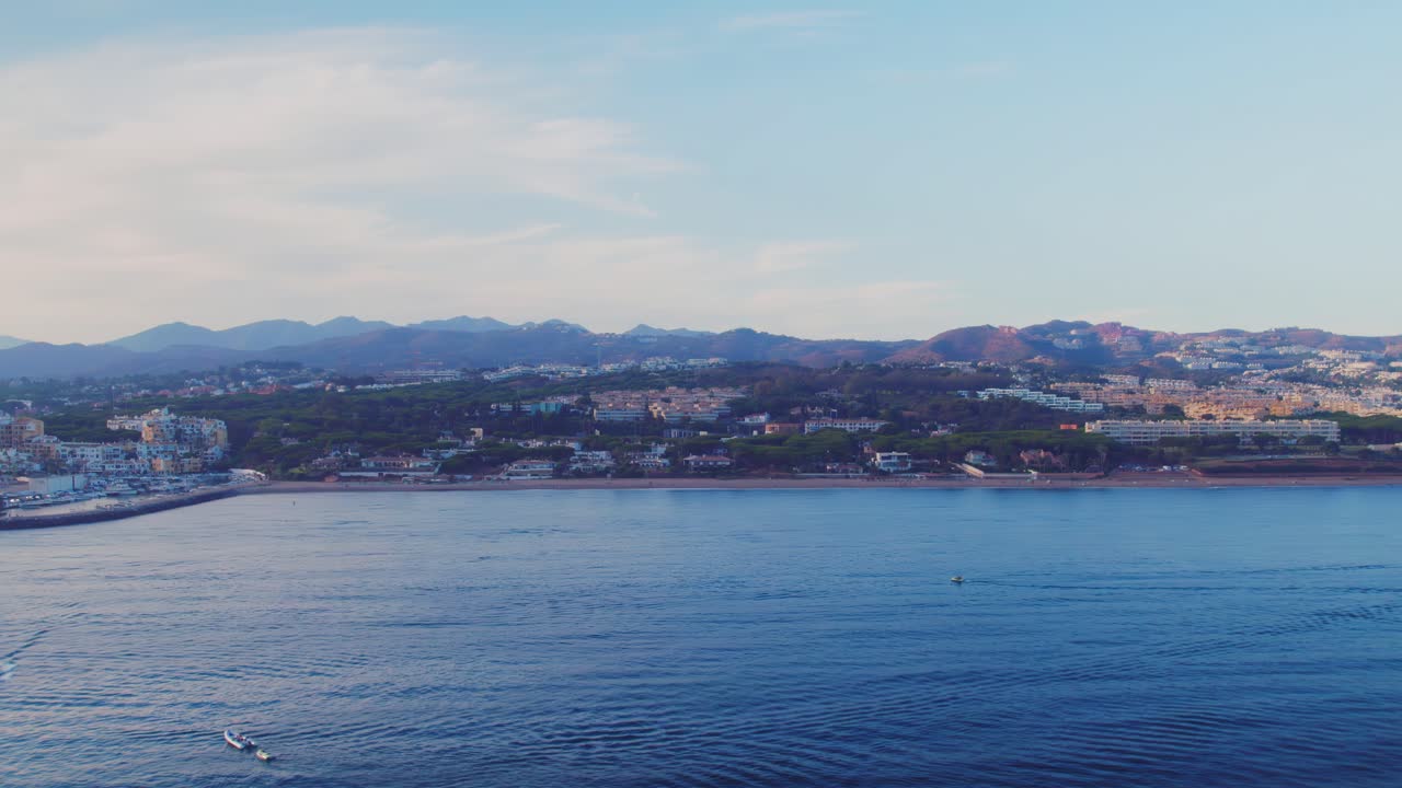 카보피노 해안선 안달루시아 스페인 이동의 조감도