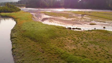 4K-Drone-Video-of-Mineral-Creek-in-Valdez-AK-during-Sunny-Summer-Day