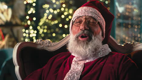 el retrato de santa claus