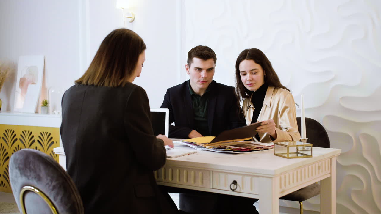 Back view of woman talking on the phone