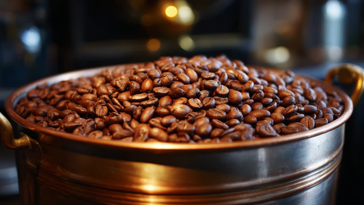 granos de café tostados