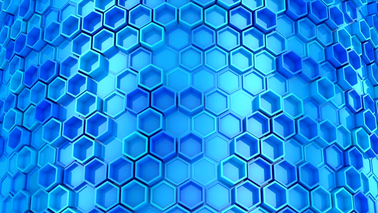 el fondo de los hexágonos