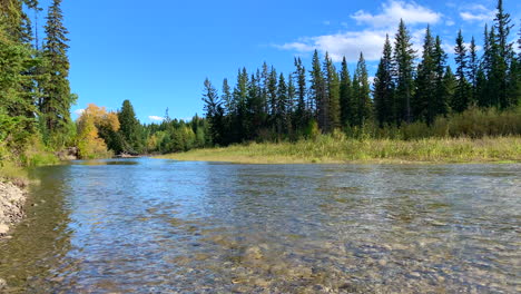 river flow in fishcreek provincial park