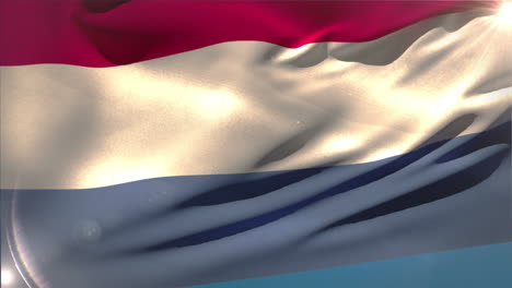 Large-netherlands-national-flag-waving-