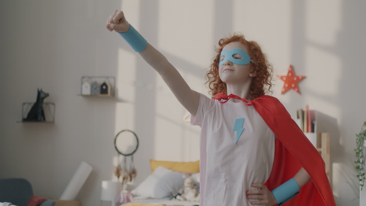 Child Dressed as a Superhero