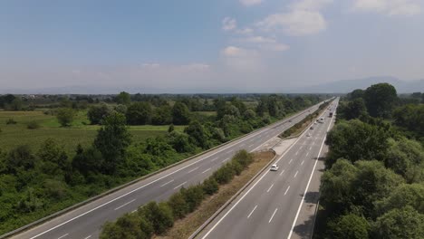 carretera de tráfico de drones aéreos 1