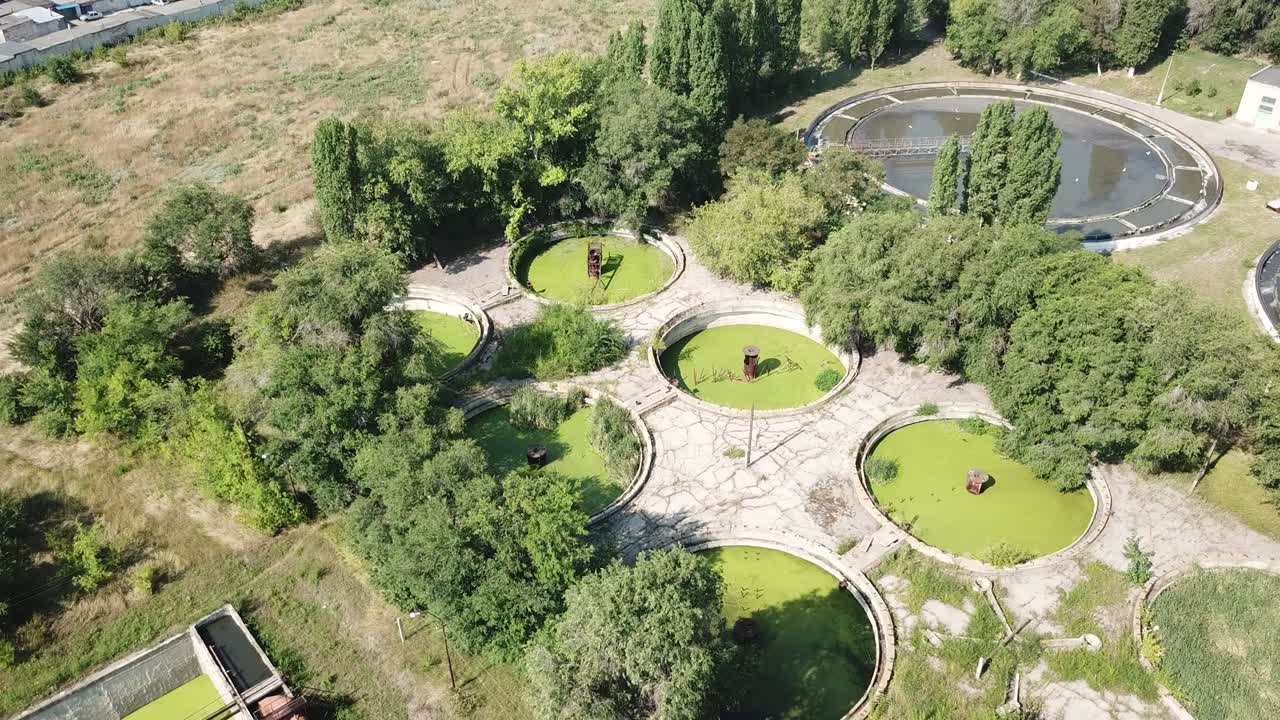 물 정화 서클의 넓은 안테나, 깨한 식수