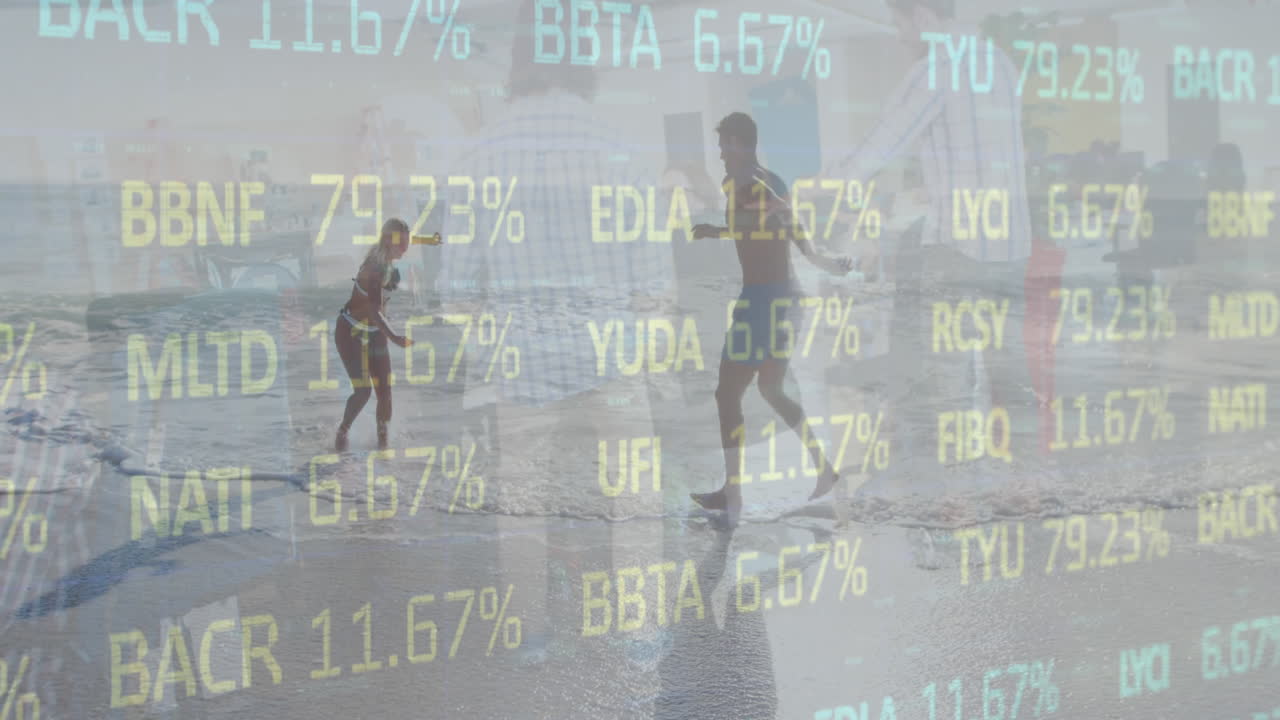 이 비디오는 해변에서 시간을 즐기는 커플에 관한 것입니다.