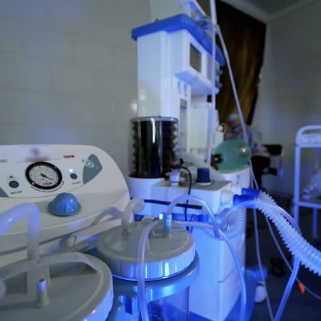apparatus for artificial lungs ventilation