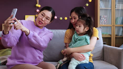 asian woman using smartphone