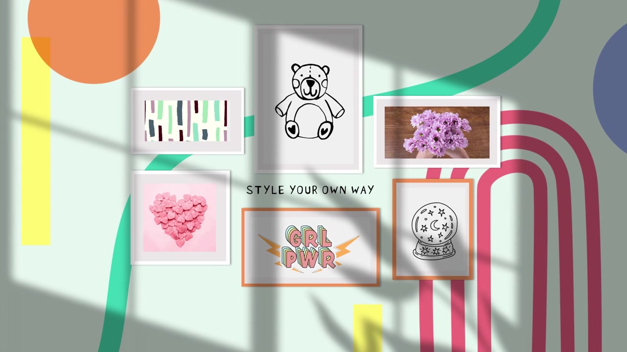 Animated Gallery Wall Interior Design Concept