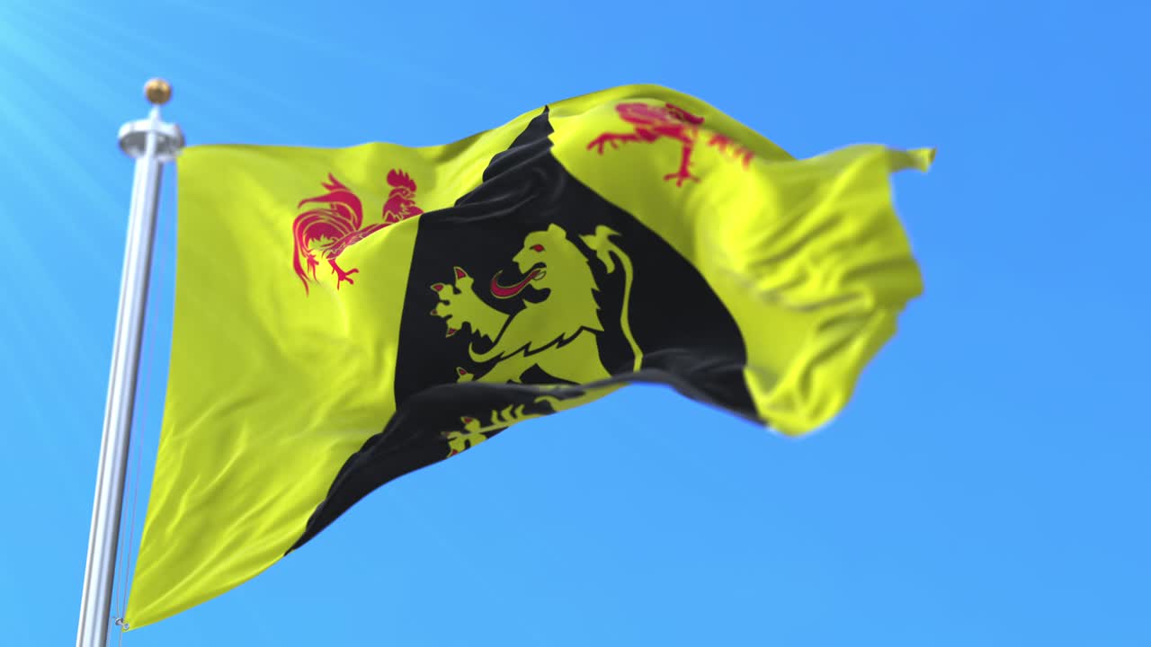 벨기에의 롱브라반트 지방의 국기.