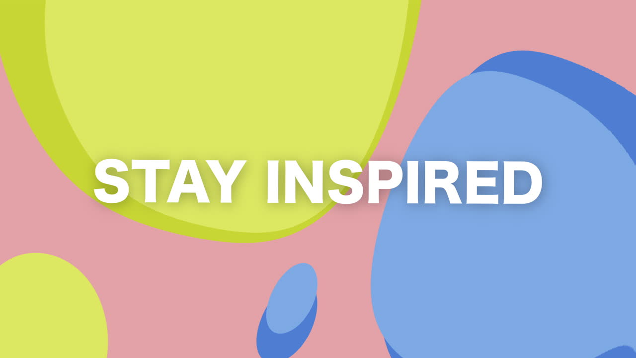 Dynamic graphic motion for lifestyle motivation in creative environments - a visual inspiration journey