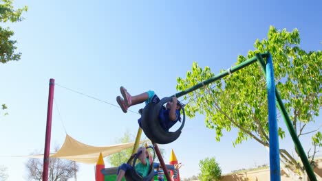 Kids-playing-in-the-playground-4k