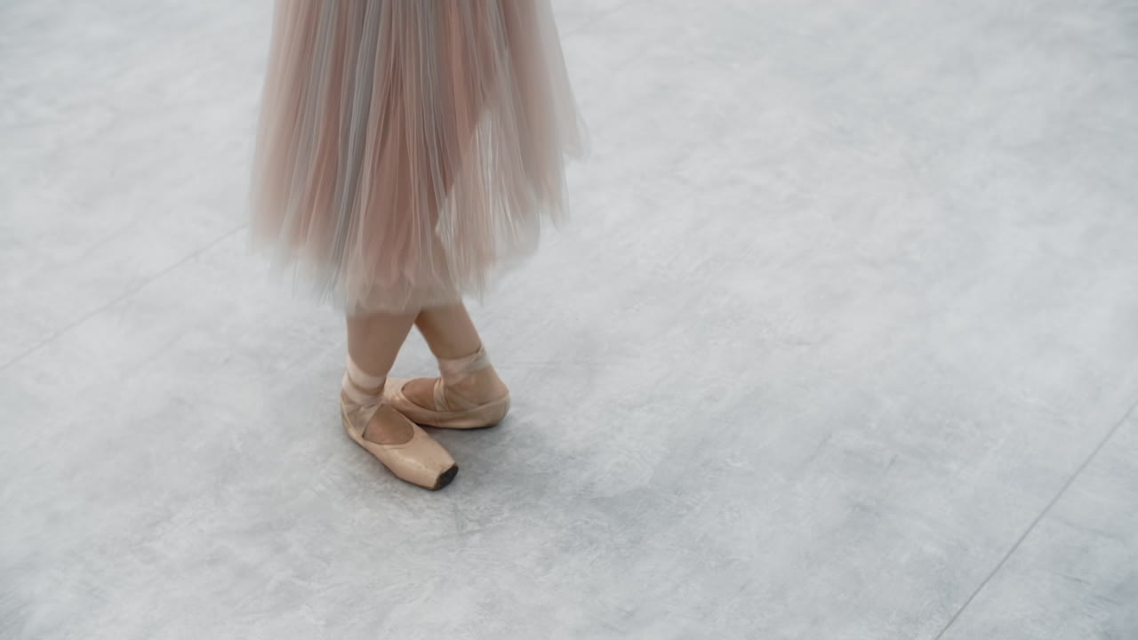 bailarina con zapatos de punta