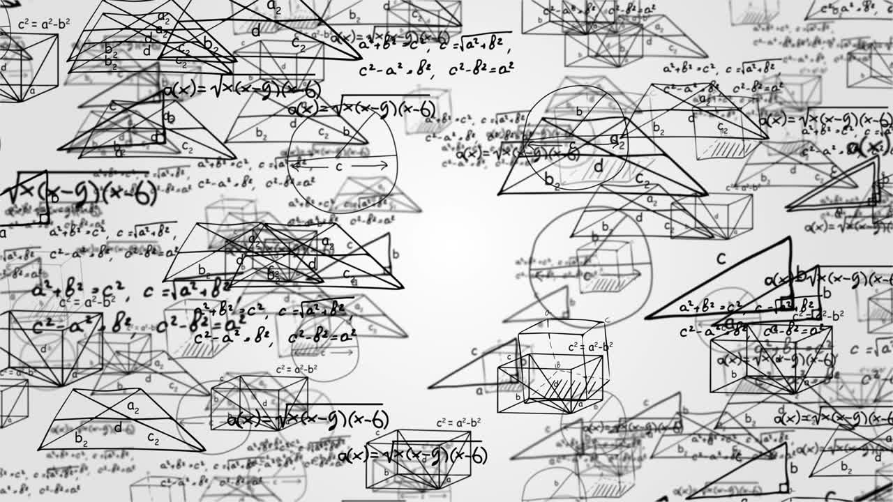 4k 3d петля летающие химические формулы. научный фон движения. зеленый экран.