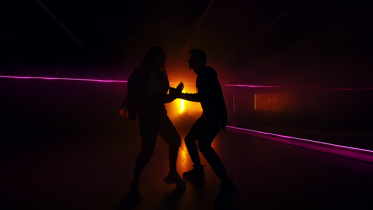 Silhouette Dance Performance