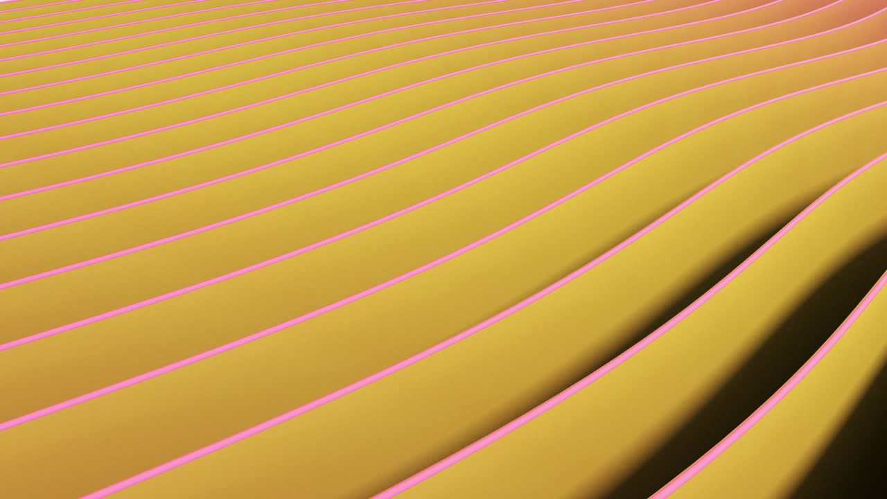 추상적인 컬러 파동, 3d 모양, 세트 애니메이션, 4k 루핑 영상