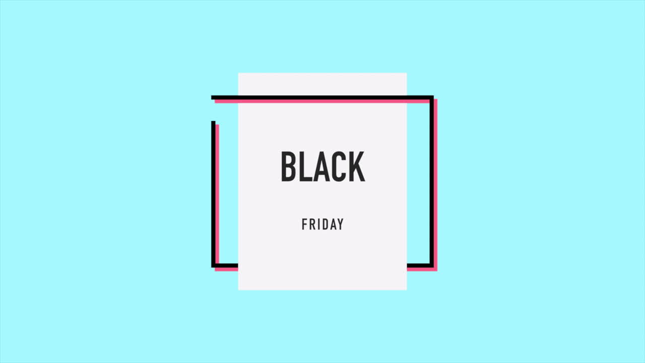 블루 3의 애니메이션 소개 텍스트 블랙 프라이데이