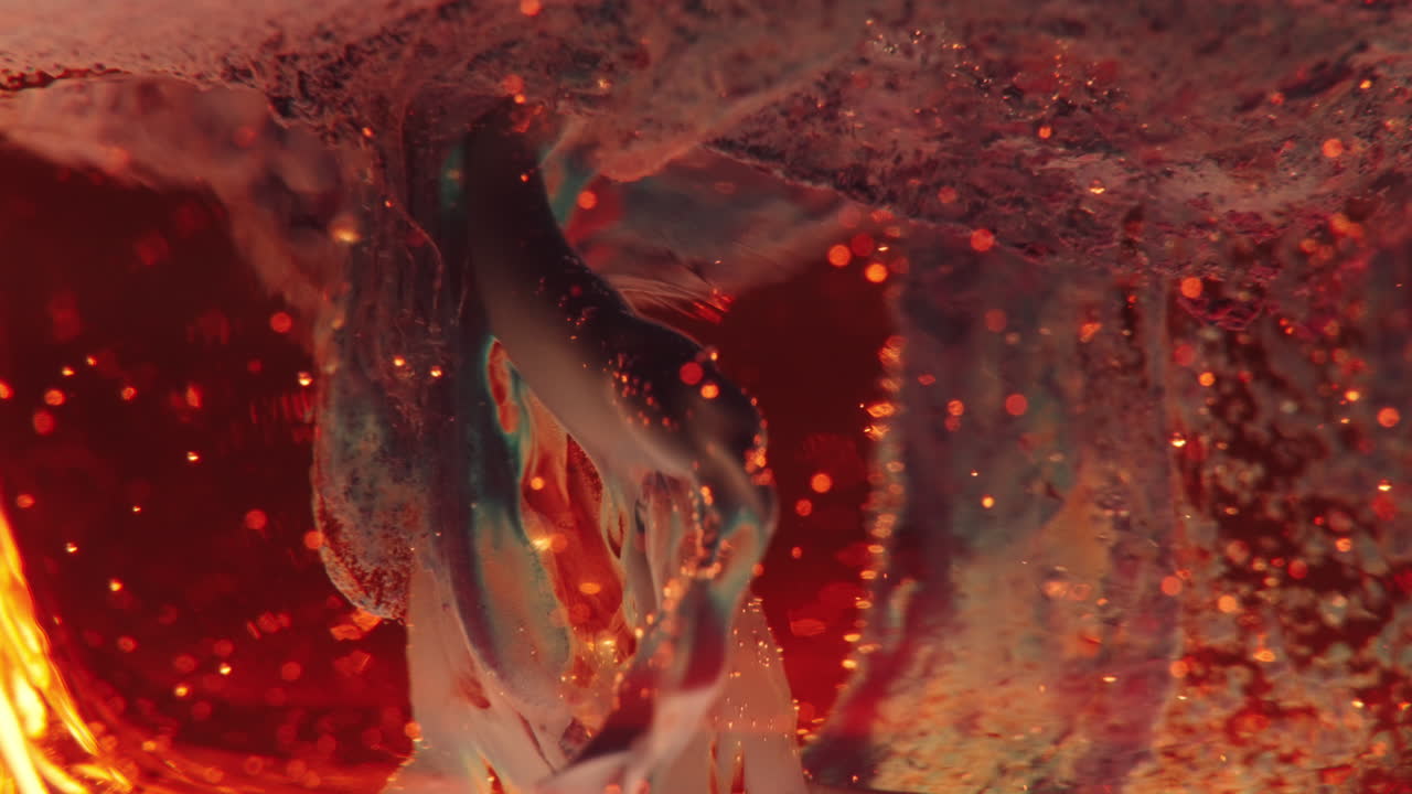 Abstract Fire and Liquid Patterns