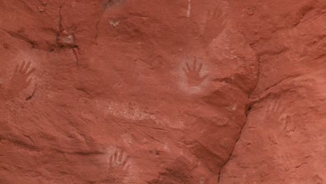 american indian handprints on a wall 4