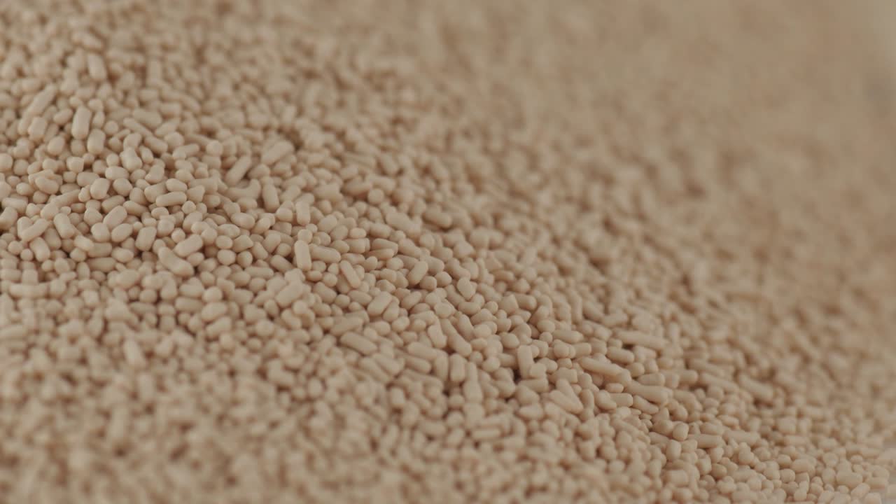 건조 인스턴트 효모 회전 회전 극심한 매크로