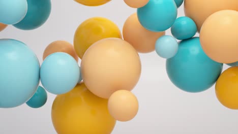 abstract colorful spheres