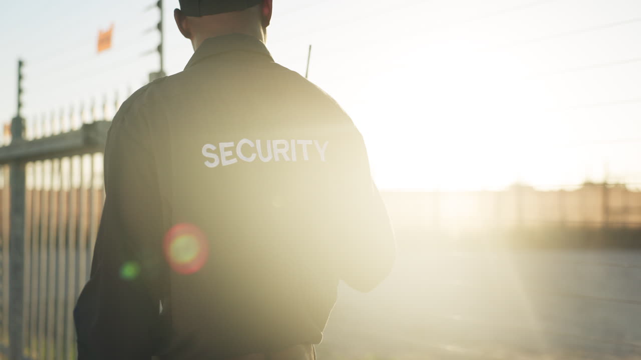 guardia de seguridad de servicio