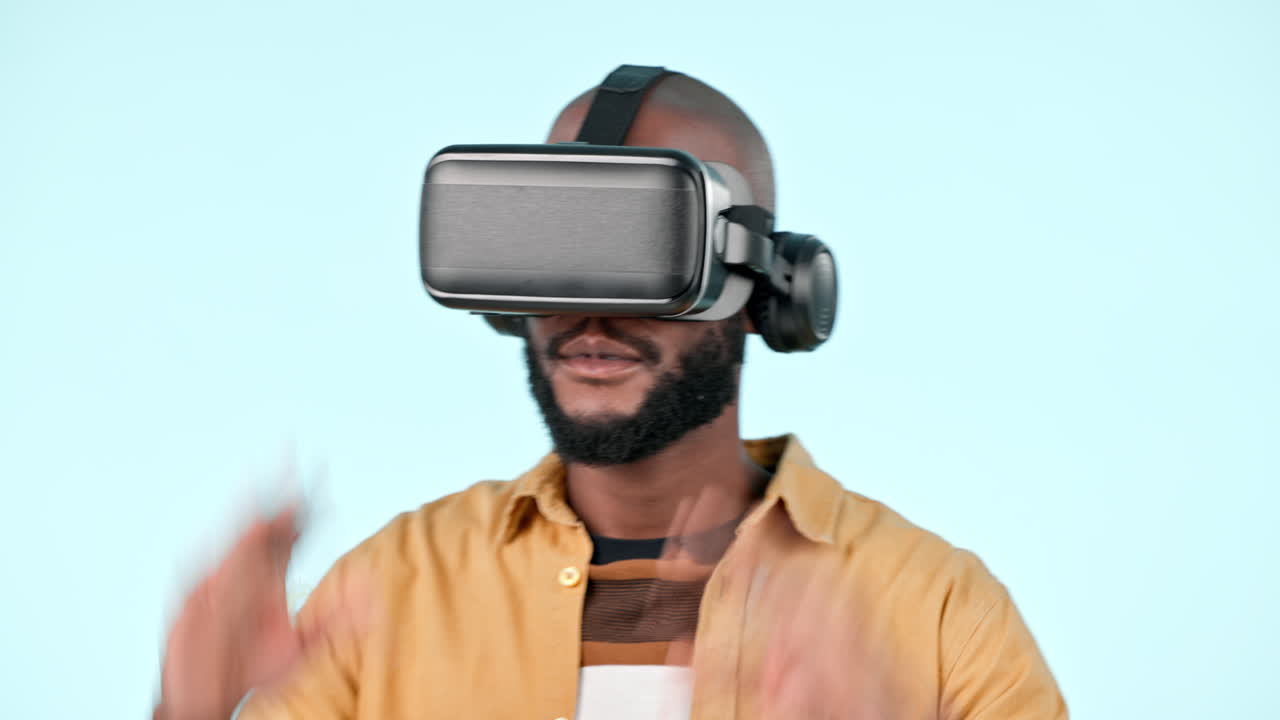 Virtual reality glasses, futuristic