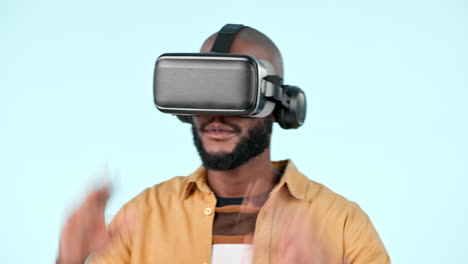 Virtual-Reality-Brille,-Futuristisch