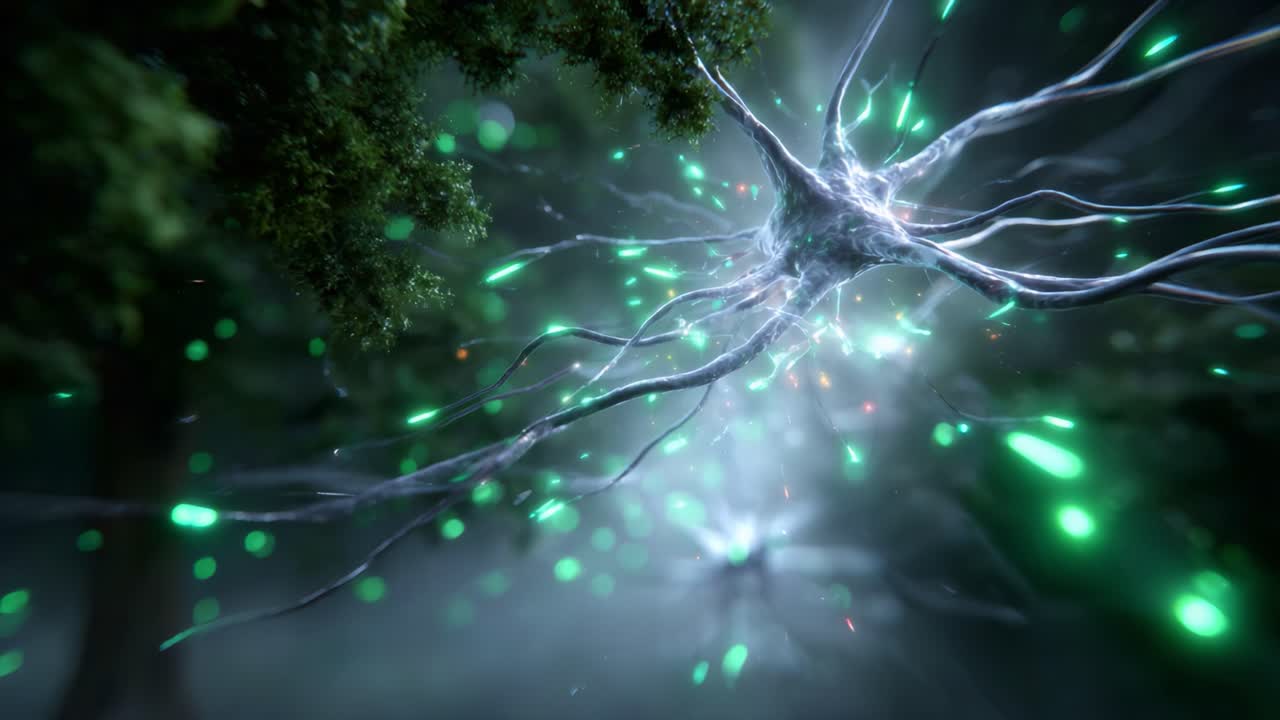 Exploring the Fascinating World of Neurons: A Stunning Visual Journey Through the Complex Interactions of Neural Networks and Their Light Emitting Properties