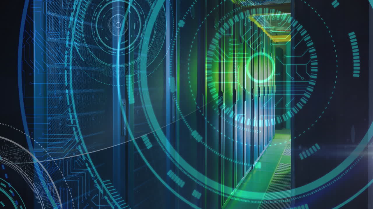 Animation of scope scanning and data processing over computer servers