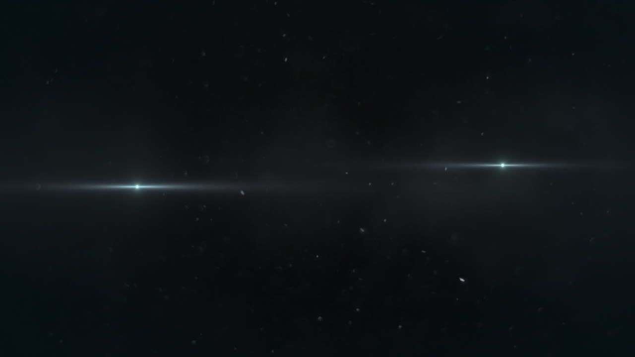 은하계 별의 패션 블루 조명 효과