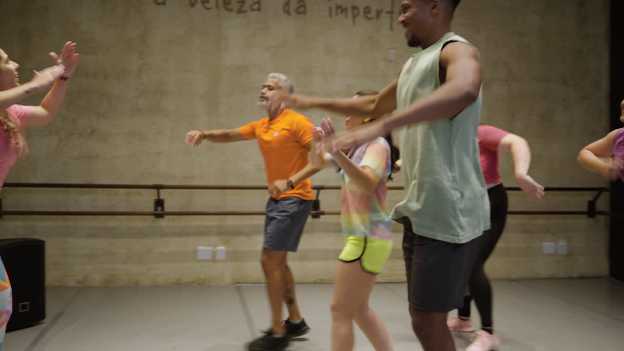 그룹 댄스 수업