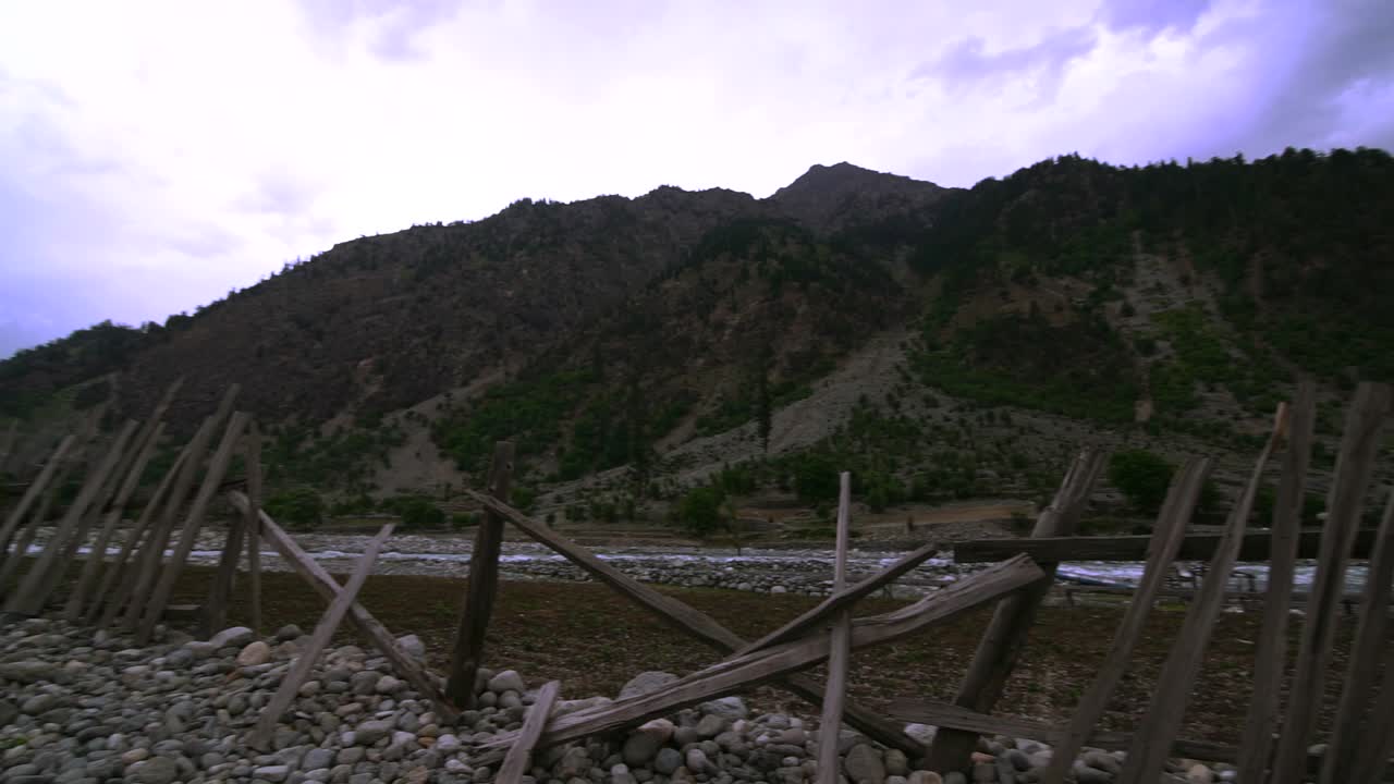 파키스탄의 작은 마을의 도시 주택